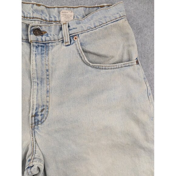 Vintage Levis 560 Jeans Mens 33x32 Light Wash Distressed Tapered Leg USA 90s Y2K - Picture 3 of 16